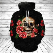 Black Rose Flower Skull T-Shirt/Hoodie/Sweatshirt