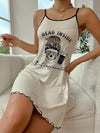 Skull Lover 3 Spaghetti Strap Dress Loungewear