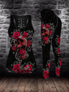 Skull & Floral Lover 1 Tank Top And Leggings